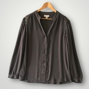 Loft top blouse shirt womens size XL